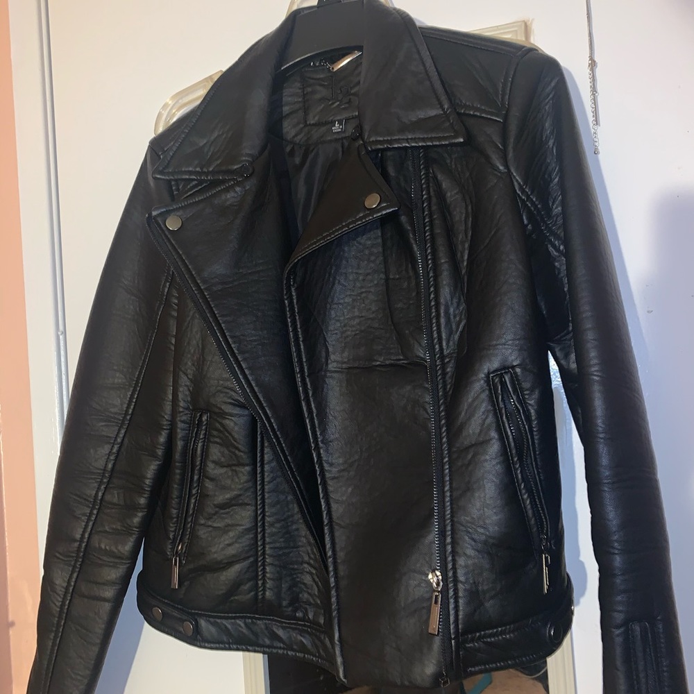 NWOT Black Leather Jacket